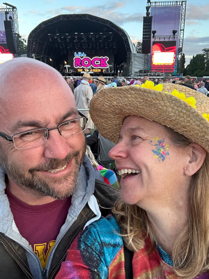 Mike and Karen enjoying an adventure together